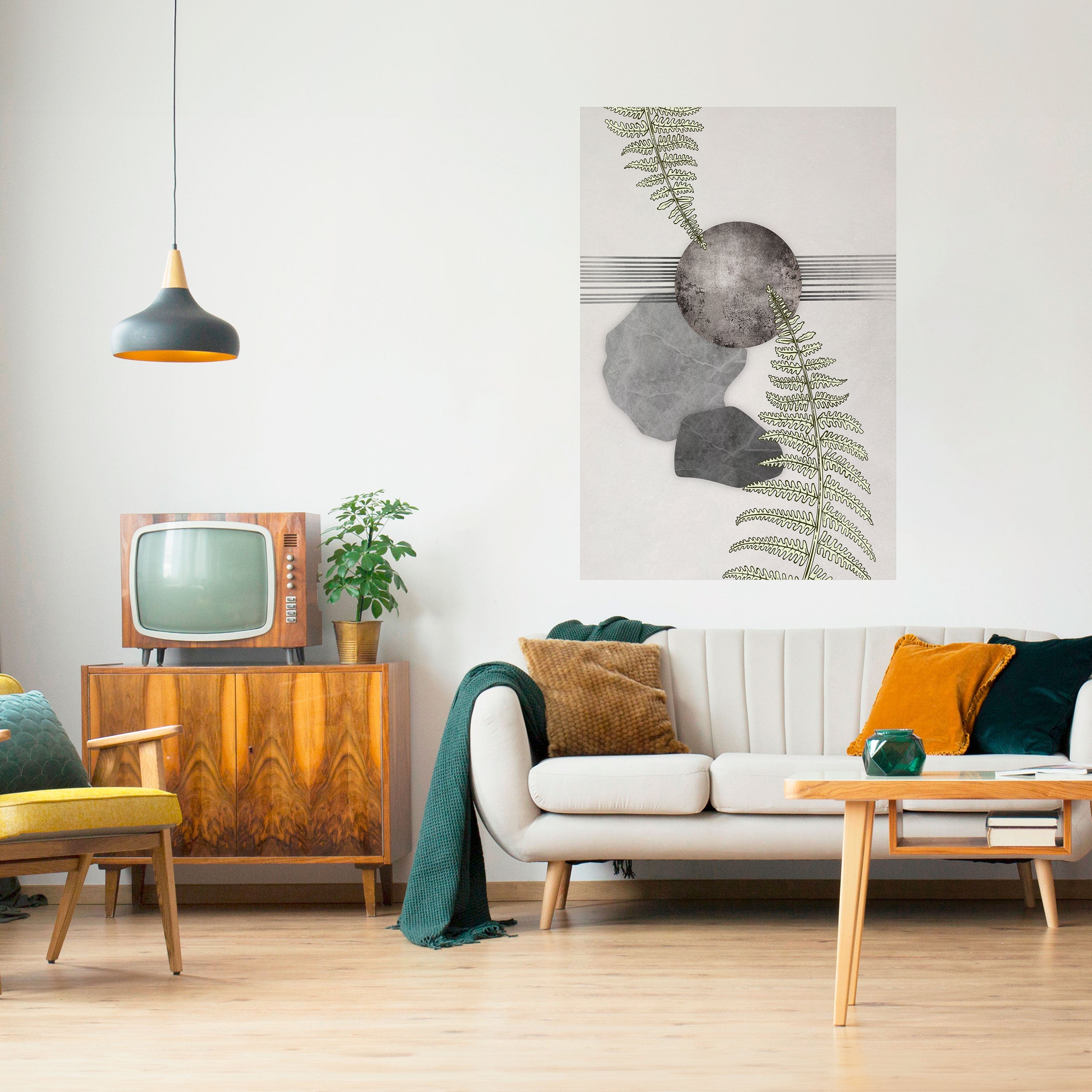 FERN MELANCHOLY Vertikales Poster zum Abziehen und Aufkleben
