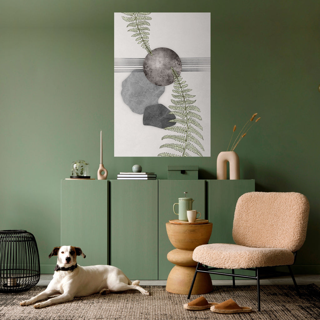 FERN MELANCHOLY Vertikales Poster zum Abziehen und Aufkleben