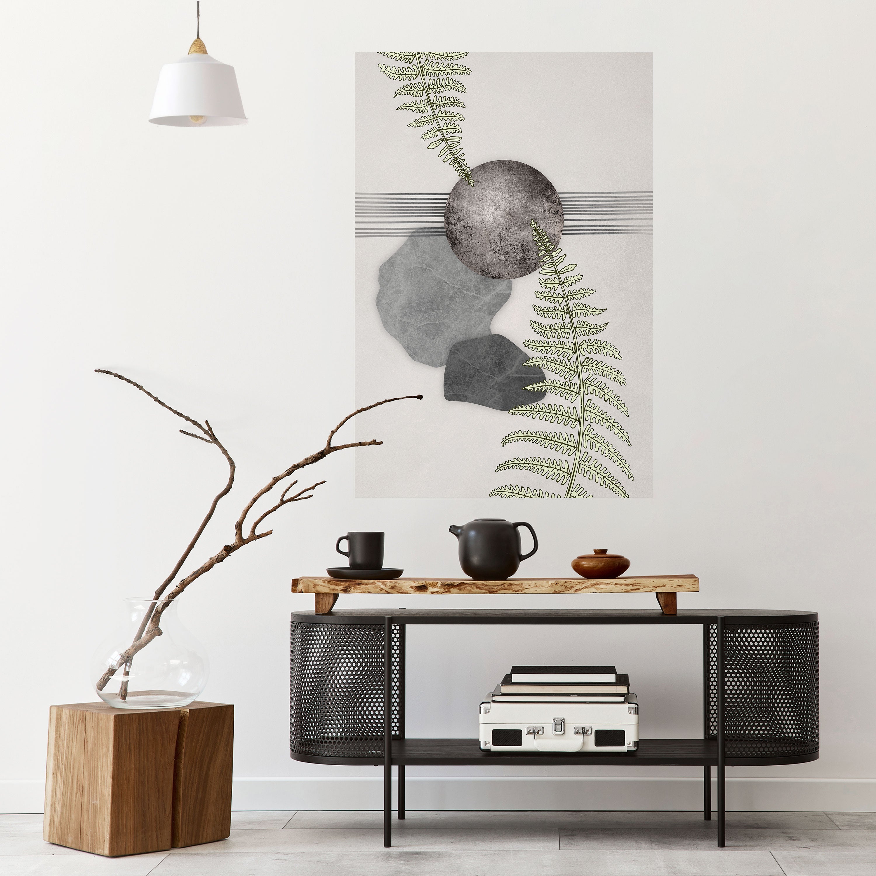 FERN MELANCHOLY Vertikales Poster zum Abziehen und Aufkleben
