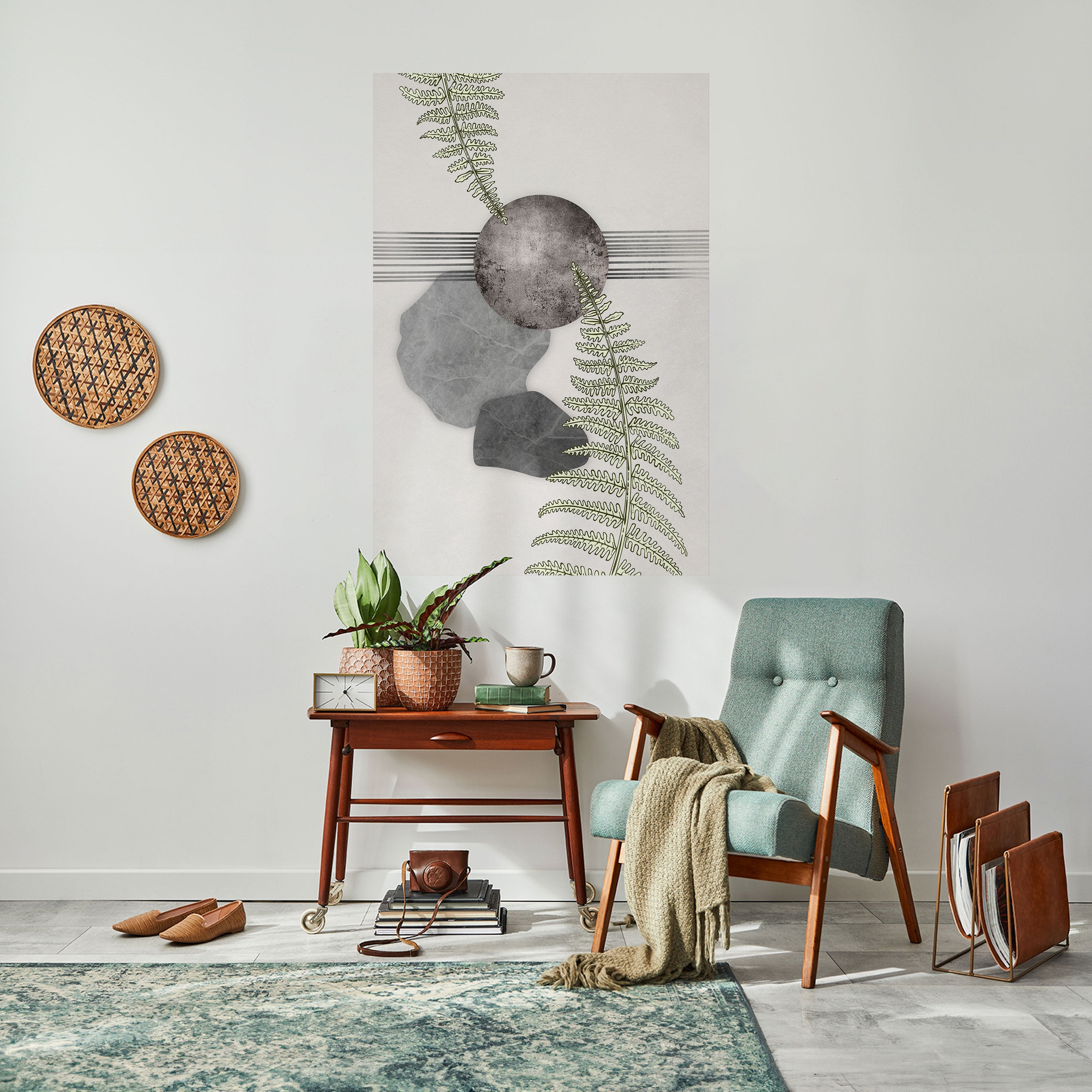 FERN MELANCHOLY Vertikales Poster zum Abziehen und Aufkleben