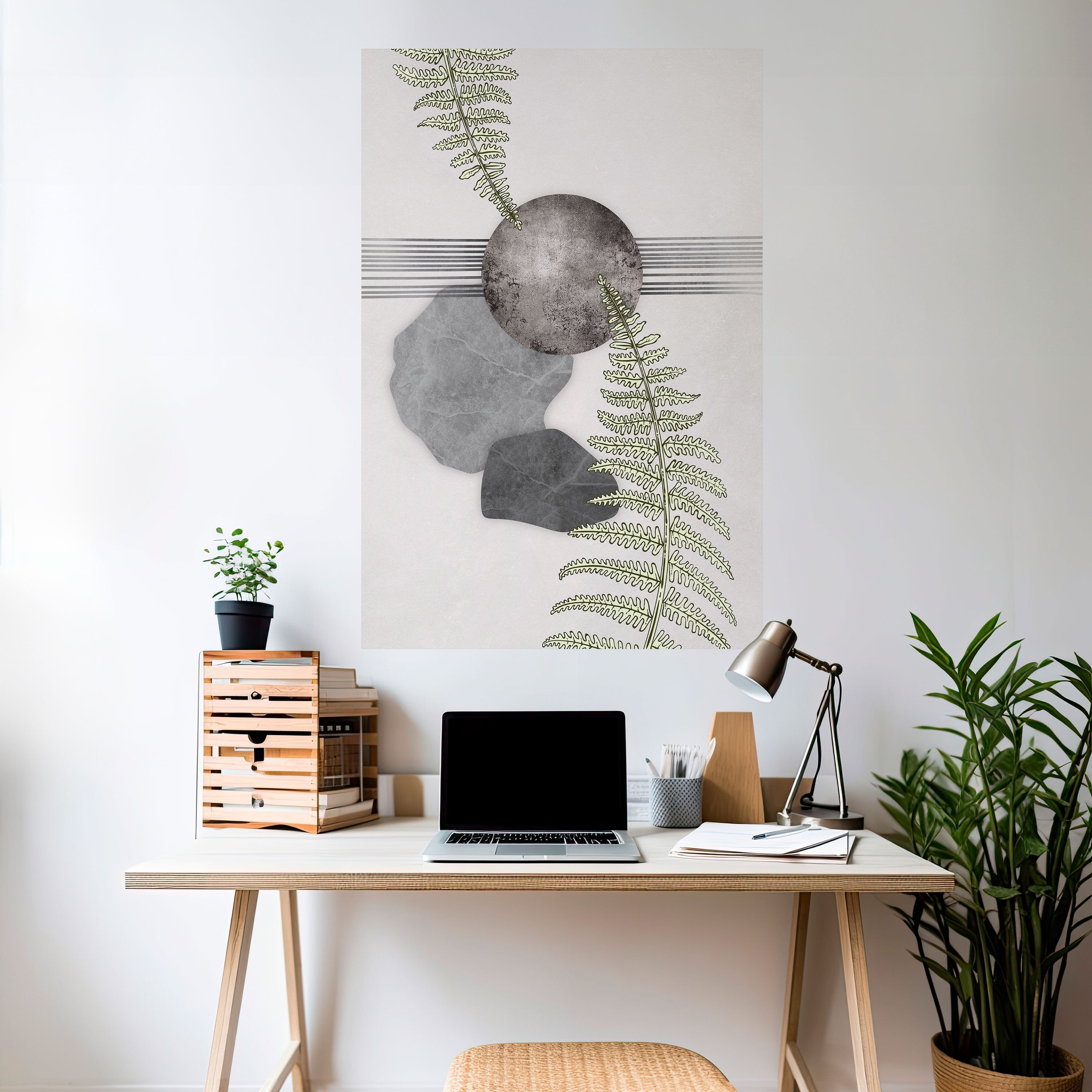 FERN MELANCHOLY Vertikales Poster zum Abziehen und Aufkleben
