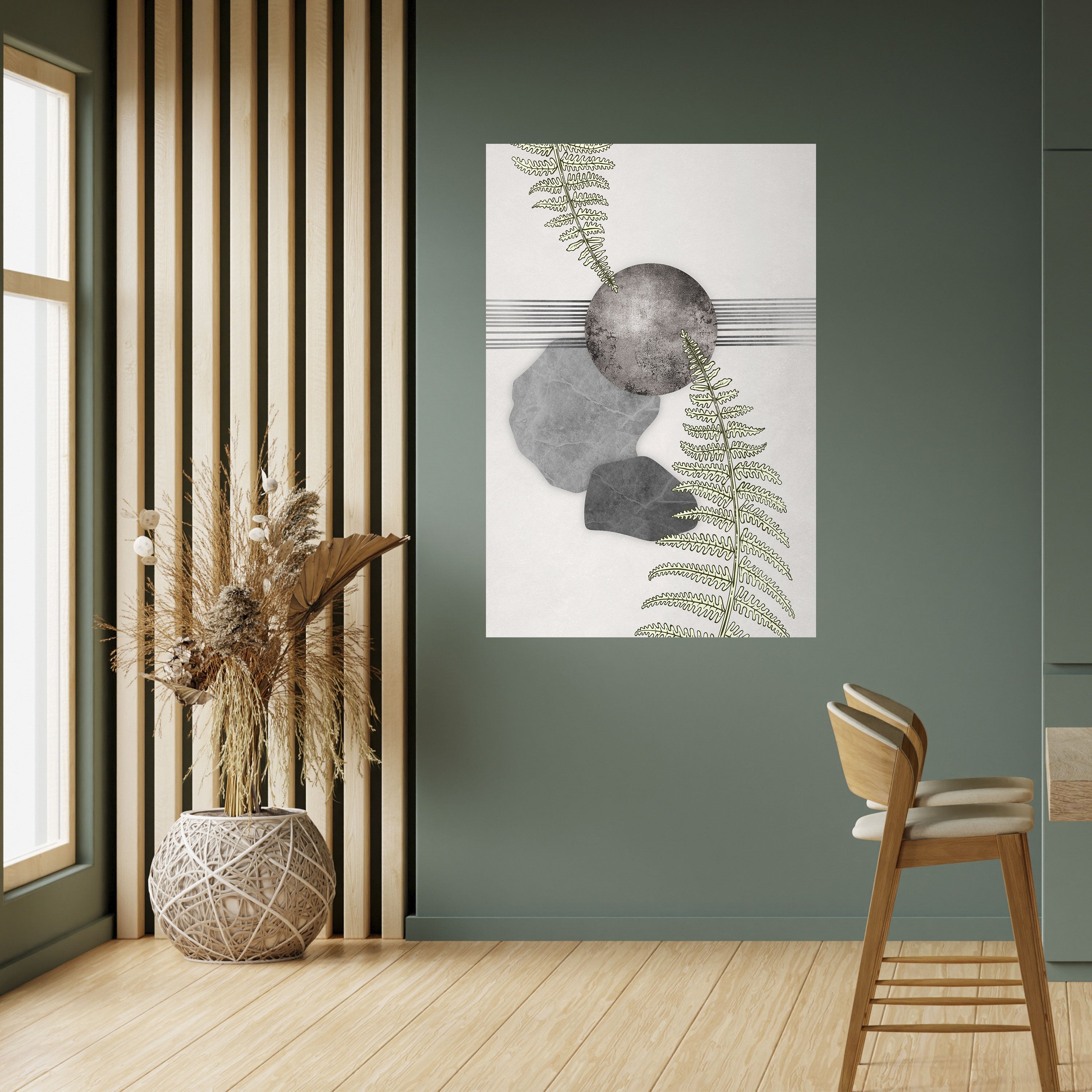 FERN MELANCHOLY Vertikales Poster zum Abziehen und Aufkleben