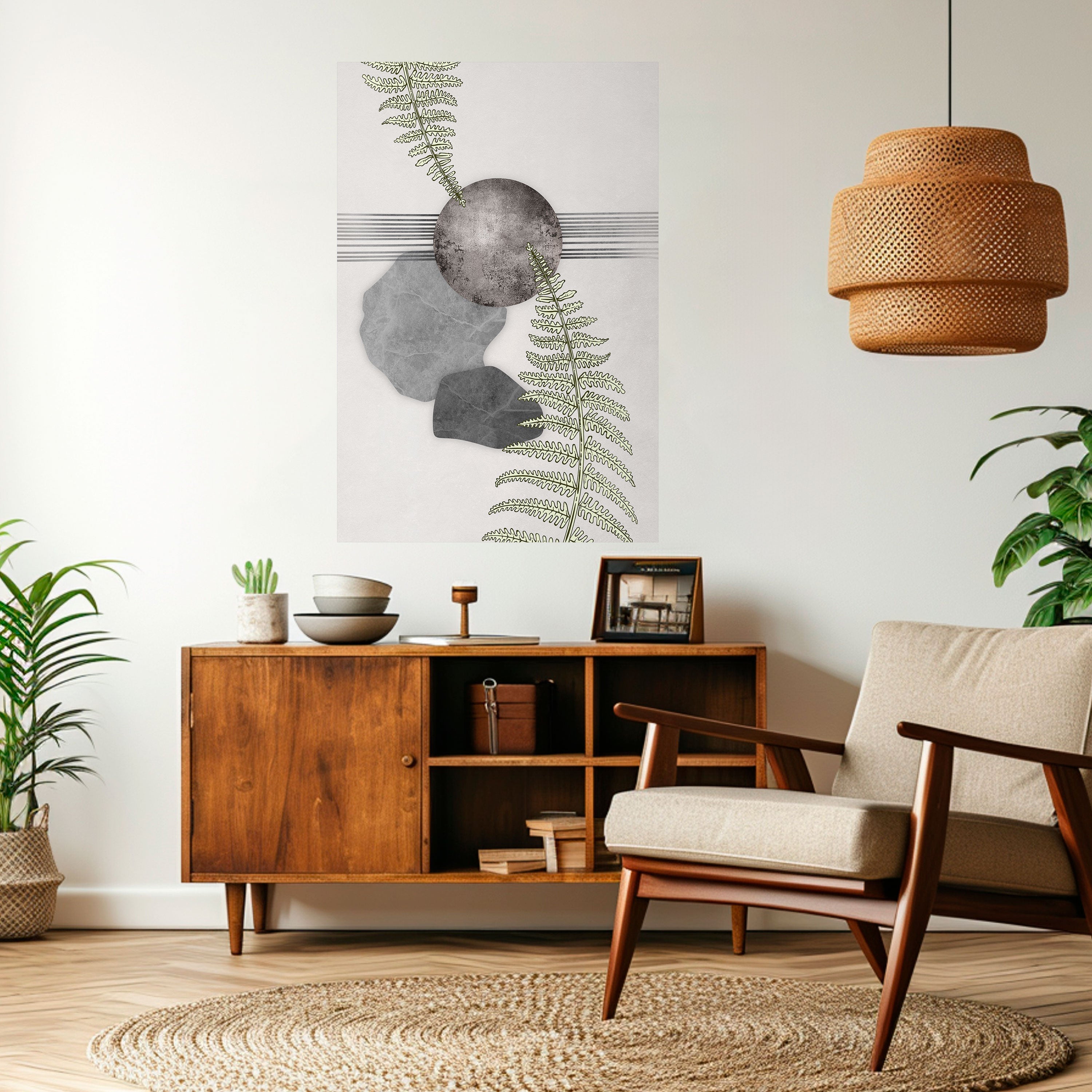 FERN MELANCHOLY Vertikales Poster zum Abziehen und Aufkleben