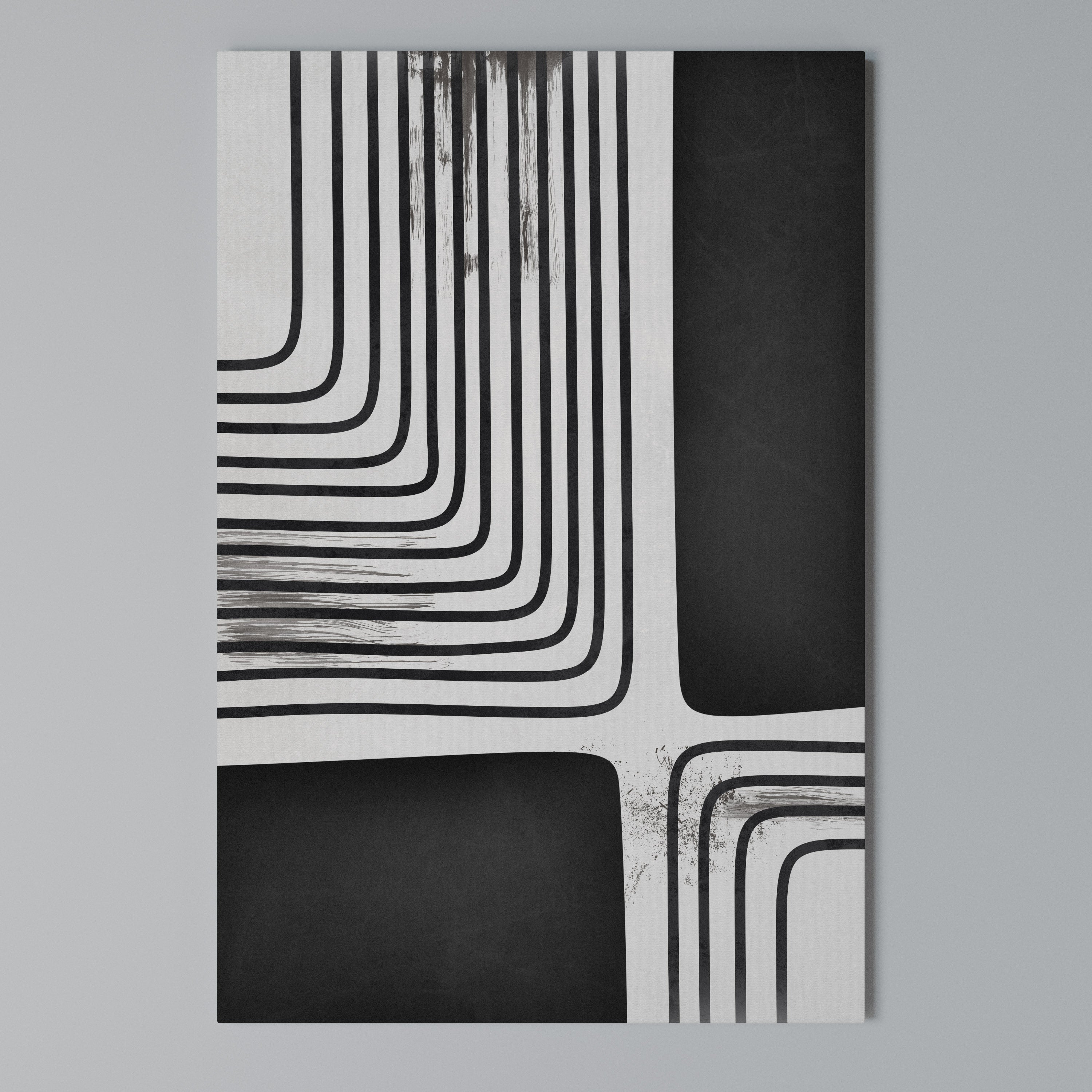 DARKSIDE OF THE LINE Vertical Canvas Print