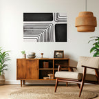 DARKSIDE OF THE LINE Selbstklebendes Horizontal-Poster