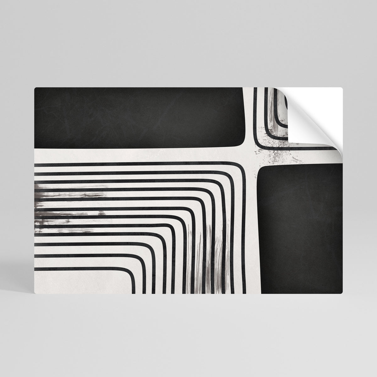 DARKSIDE OF THE LINE Selbstklebendes Horizontal-Poster