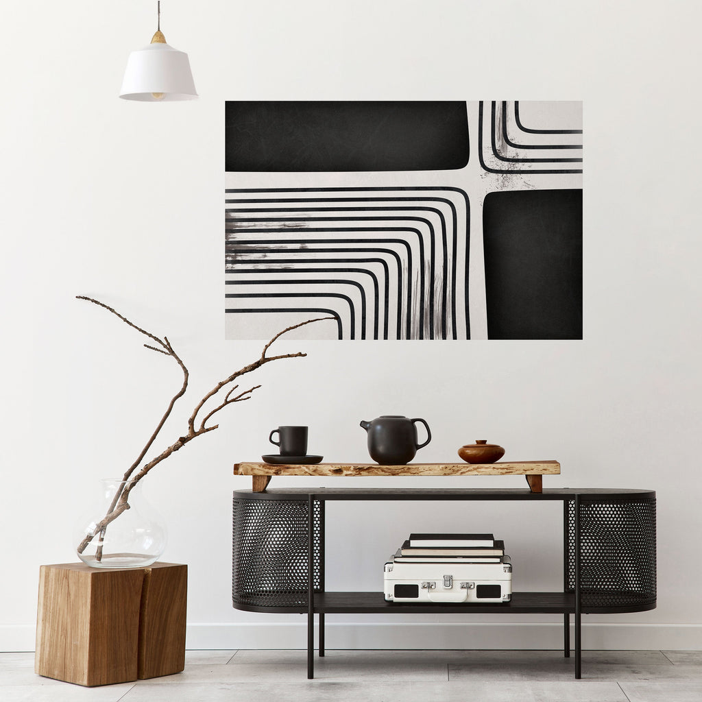 DARKSIDE OF THE LINE Peel and Stick Horizontal Poster