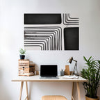 DARKSIDE OF THE LINE Selbstklebendes Horizontal-Poster