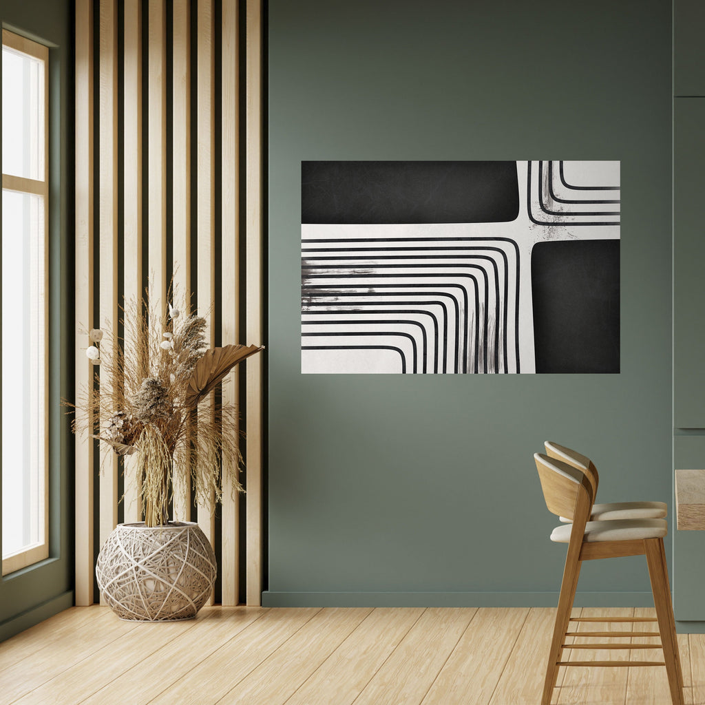 DARKSIDE OF THE LINE Peel and Stick Horizontal Poster