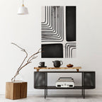 DARKSIDE OF THE LINE Selbstklebendes Poster - Hochformat