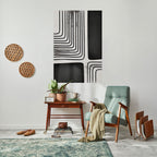 DARKSIDE OF THE LINE Selbstklebendes Poster - Hochformat