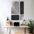 DARKSIDE OF THE LINE Selbstklebendes Poster - Hochformat