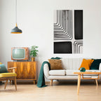 DARKSIDE OF THE LINE Selbstklebendes Poster - Hochformat