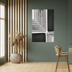 DARKSIDE OF THE LINE Selbstklebendes Poster - Hochformat