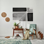 DARKSIDE OF THE LINE Selbstklebendes Horizontal-Poster