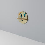 DREAMY DAZE Ovales Kunstregal in Eiche-Optik