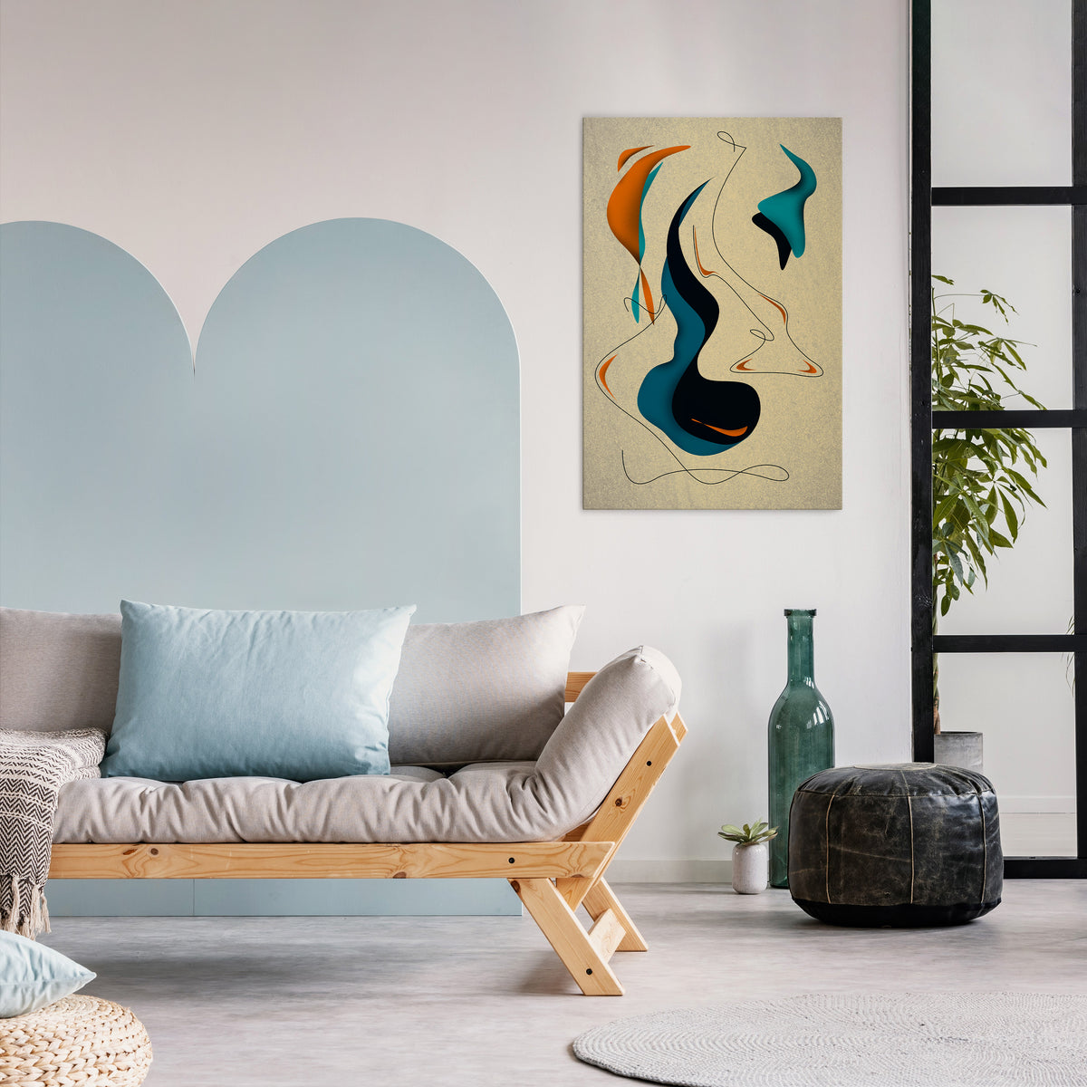 DREAMY DAZE Vertical Canvas Print