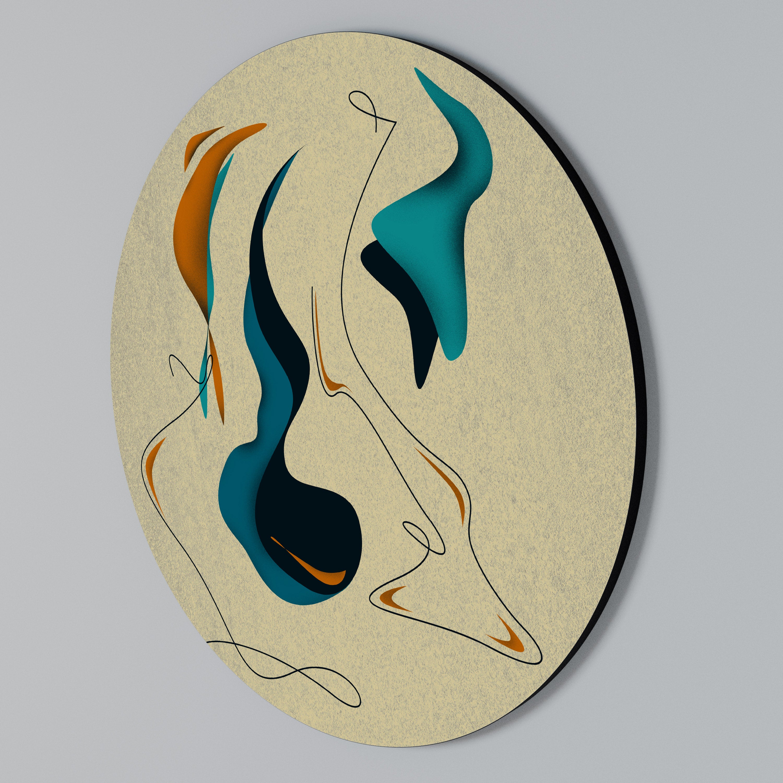 DREAMY DAZE Round Wall Art