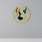 DREAMY DAZE Runde Wanddekoration Ø 69 cm