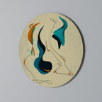 DREAMY DAZE Runde Wanddekoration Ø 69 cm