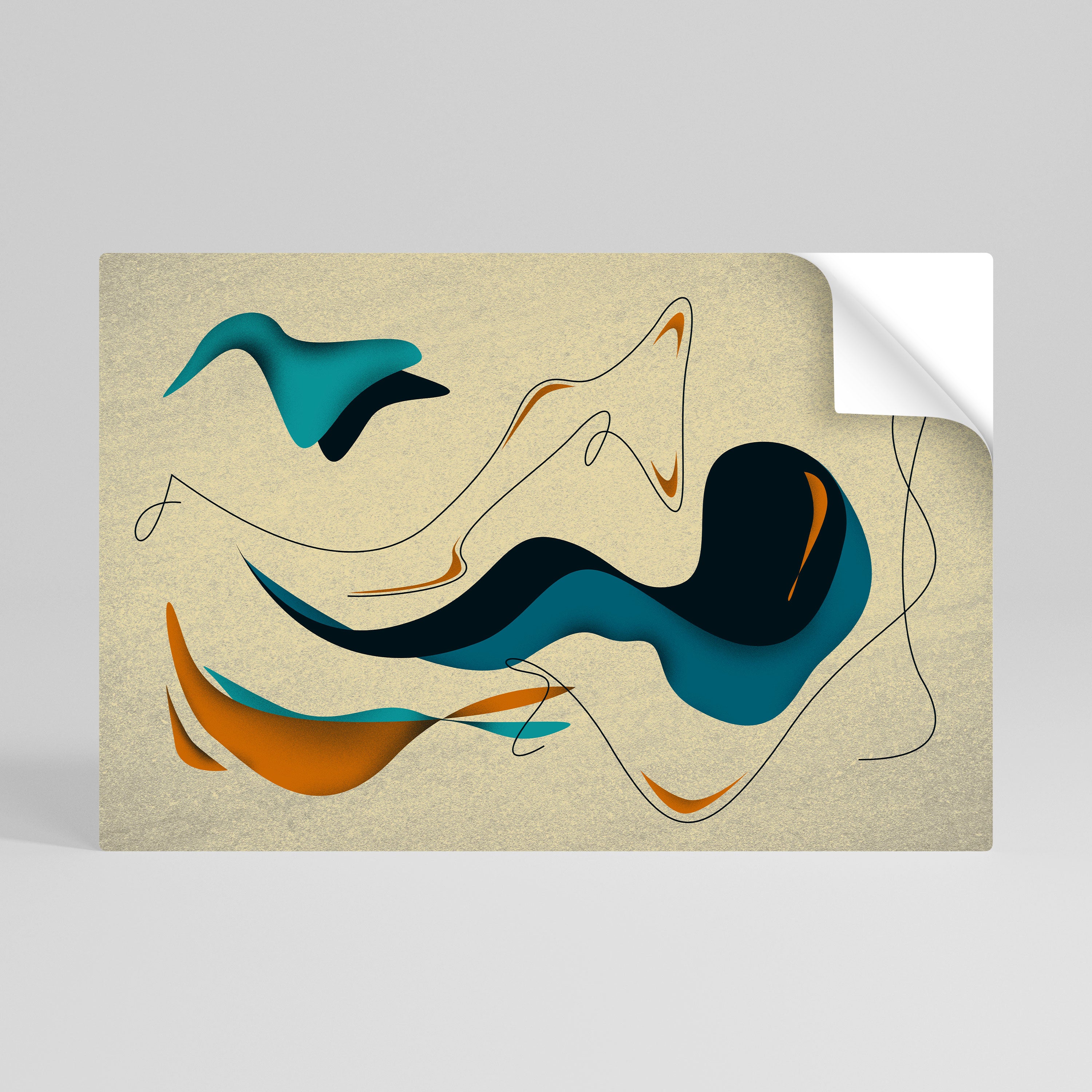 DREAMY DAZE Peel and Stick Horizontal Poster