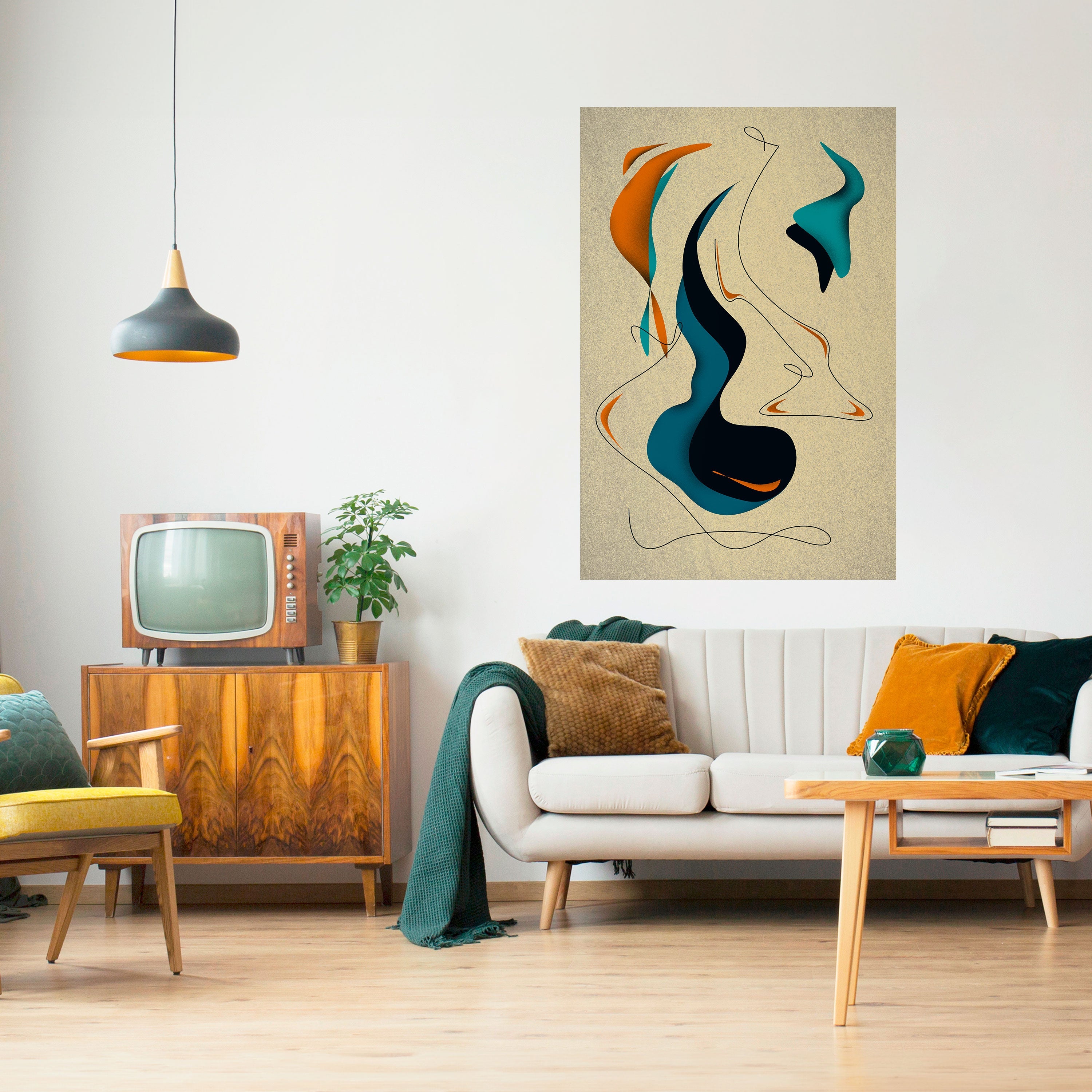 DREAMY DAZE Vertikales Poster zum Abziehen und Aufkleben