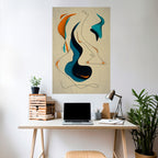 DREAMY DAZE Selbstklebendes Poster - Hochformat