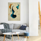 DREAMY DAZE Selbstklebendes Poster - Hochformat