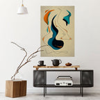 DREAMY DAZE Selbstklebendes Poster - Hochformat