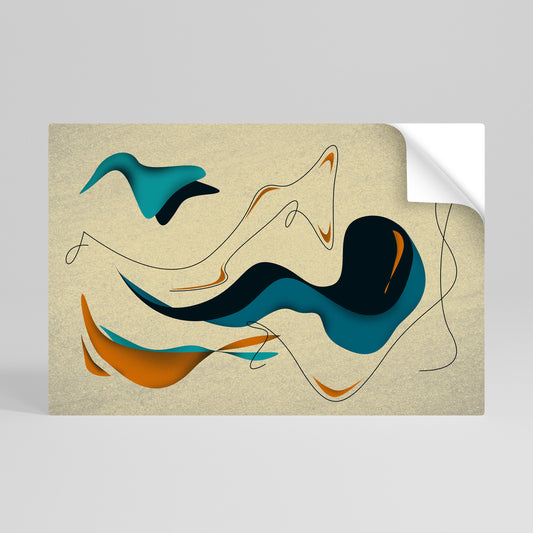 DREAMY DAZE Selbstklebendes Horizontal-Poster