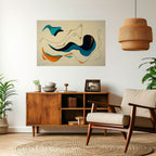 DREAMY DAZE Selbstklebendes Horizontal-Poster