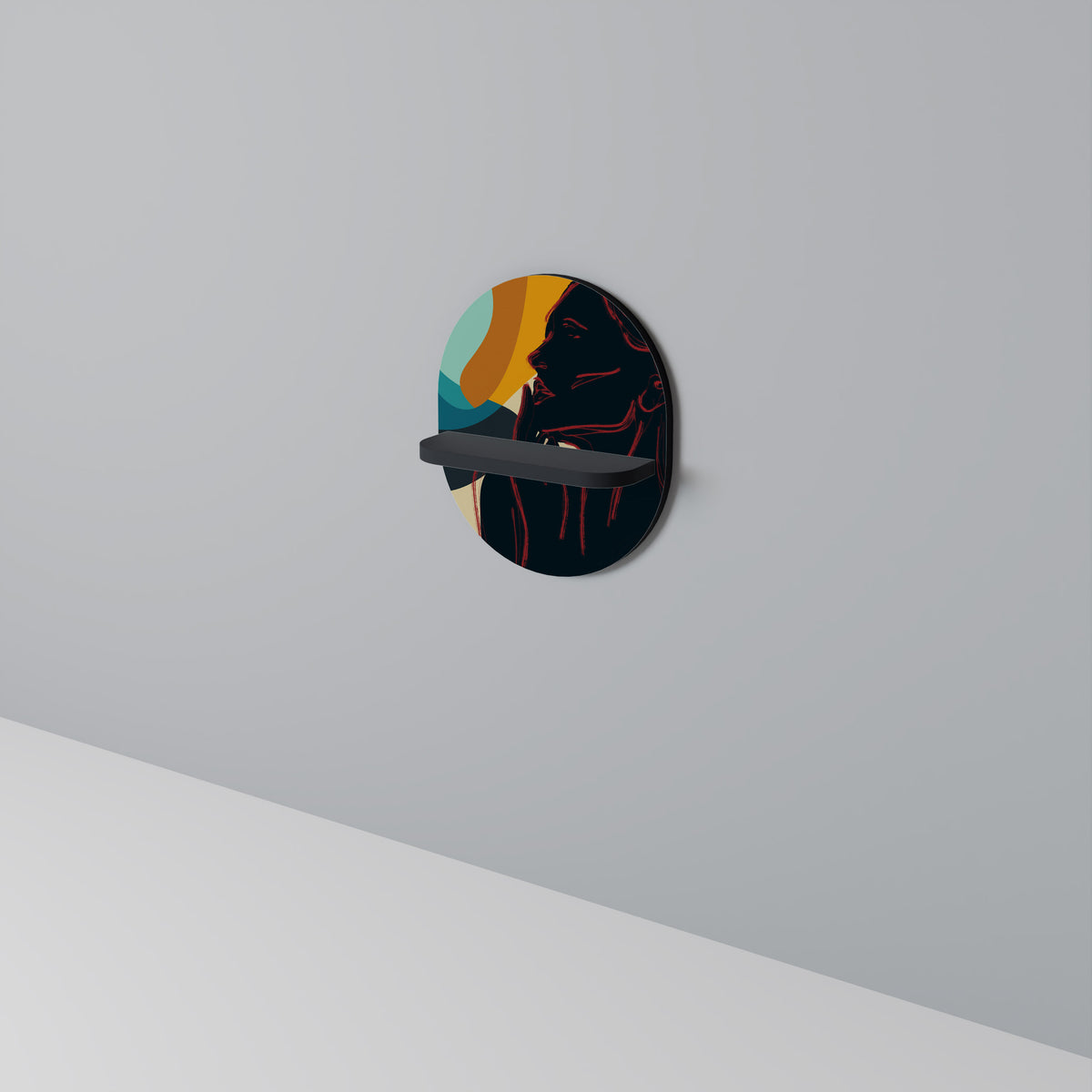 SILHOUETTE SONATA Dekoratives Wandregal