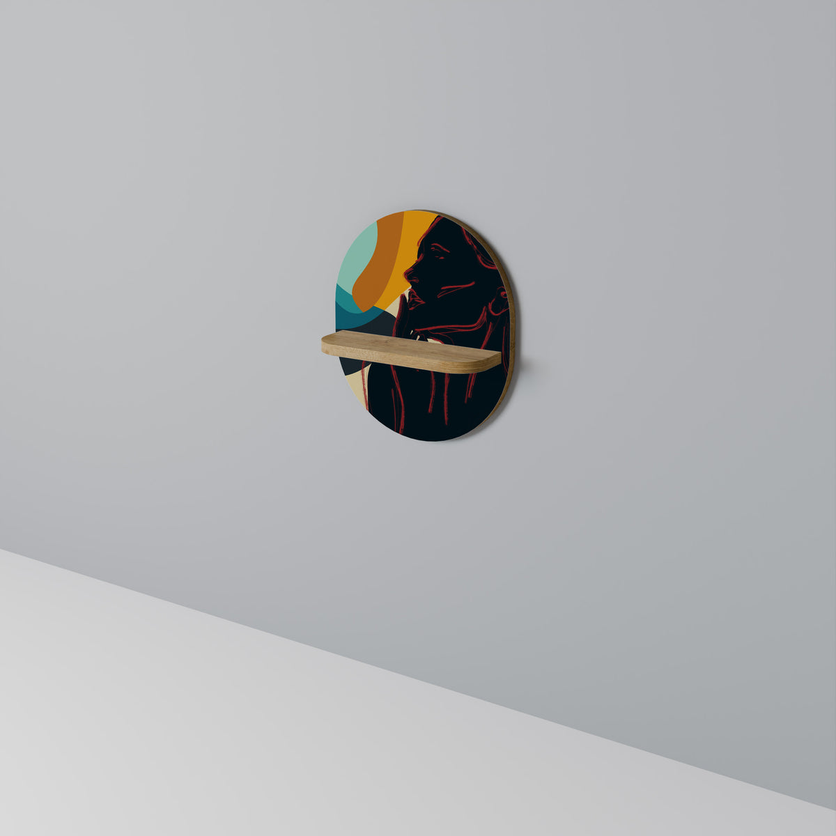 SILHOUETTE SONATA Dekoratives Wandregal