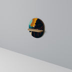 SILHOUETTE SONATA Ovales Kunstregal in Eiche-Optik