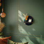 SILHOUETTE SONATA Rundes Kunstregal in Schwarz