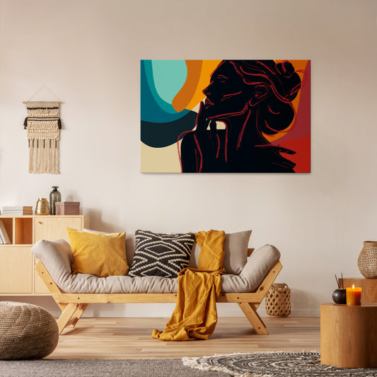SILHOUETTE SONATA Horizontal Canvas Print