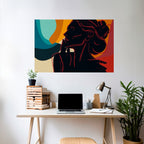 SILHOUETTE SONATA Selbstklebendes Horizontal-Poster