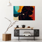 SILHOUETTE SONATA Selbstklebendes Horizontal-Poster