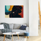 SILHOUETTE SONATA Selbstklebendes Horizontal-Poster