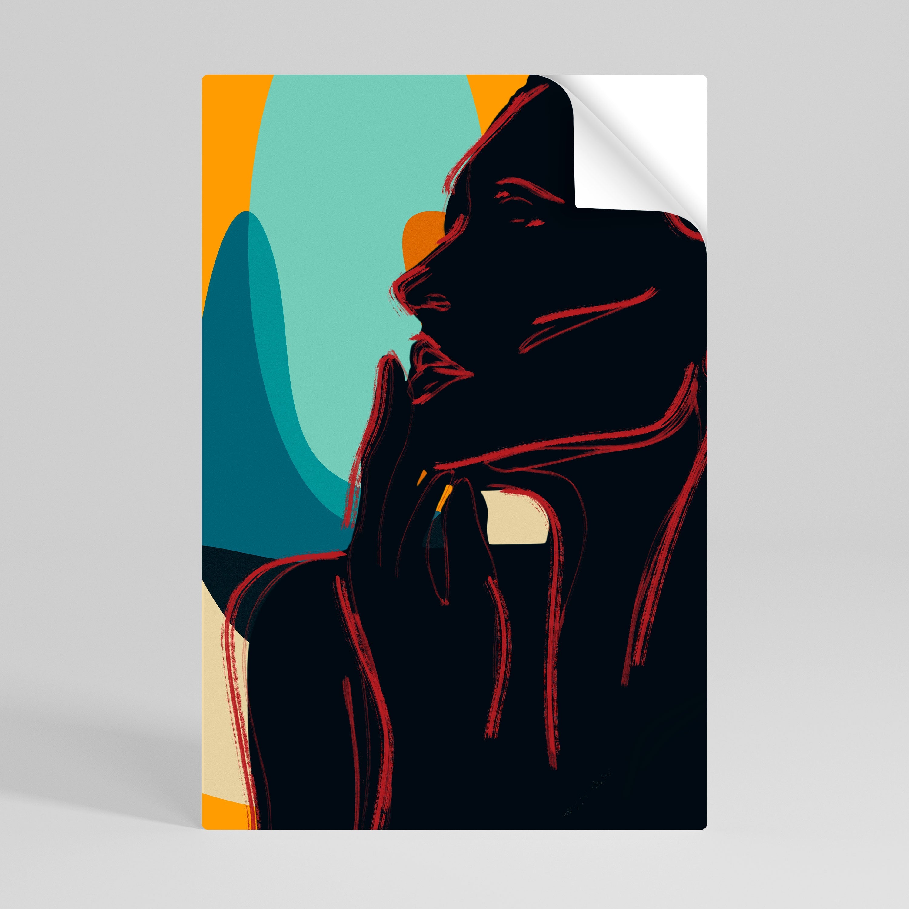SILHOUETTE SONATA Vertikales Poster zum Abziehen und Aufkleben
