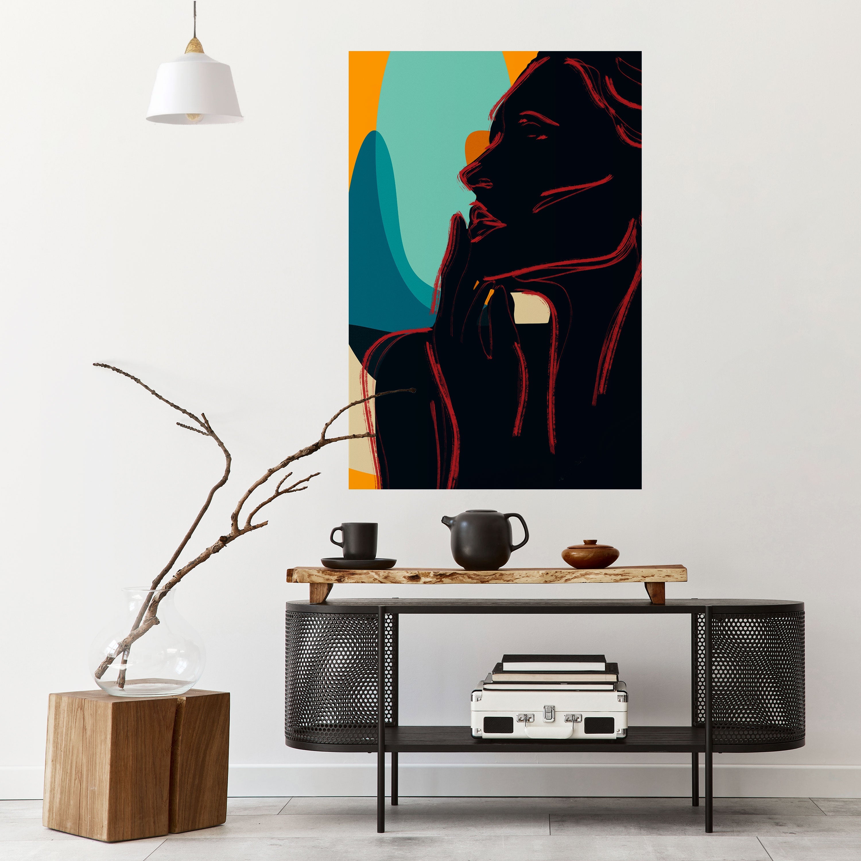 SILHOUETTE SONATA Vertikales Poster zum Abziehen und Aufkleben