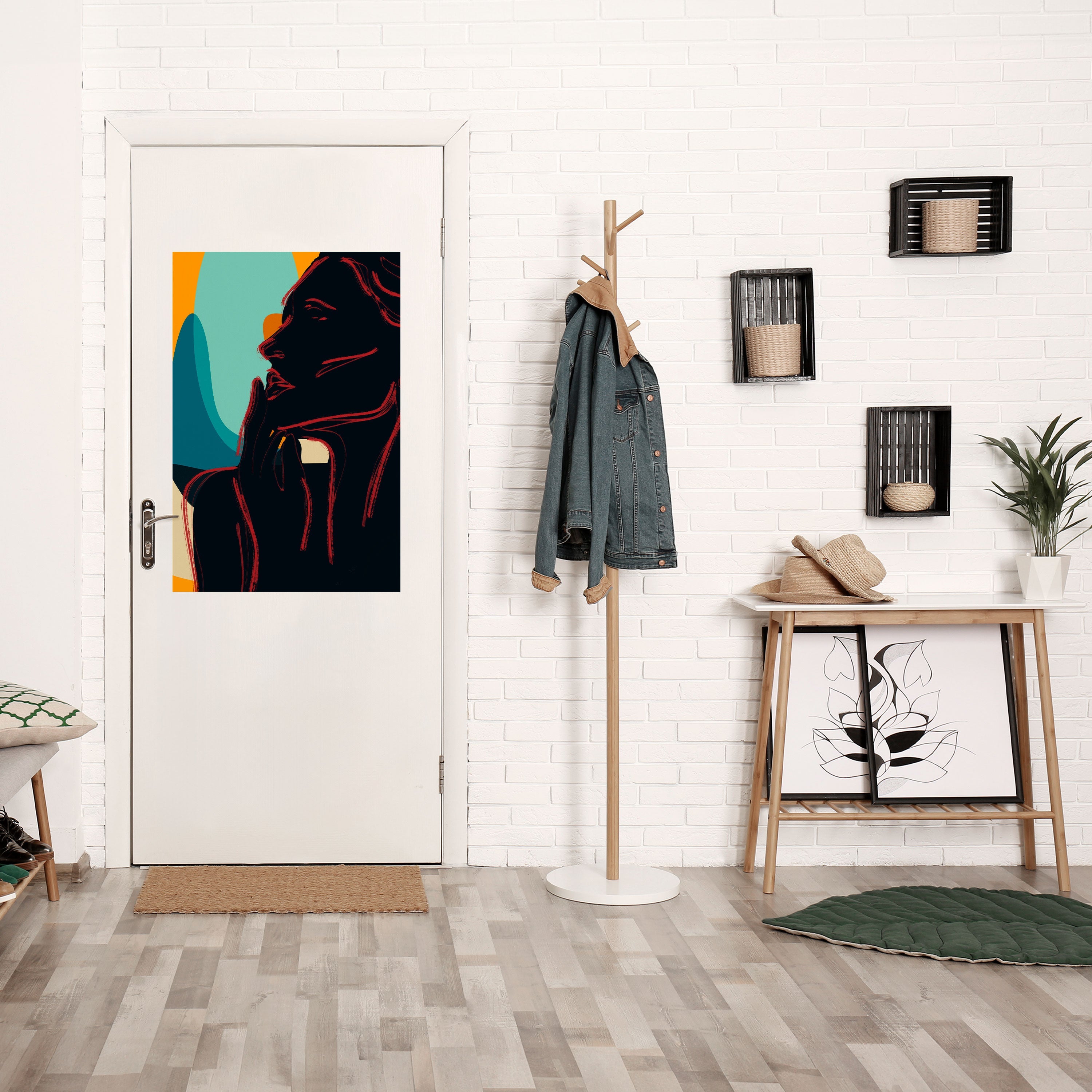 SILHOUETTE SONATA Vertikales Poster zum Abziehen und Aufkleben