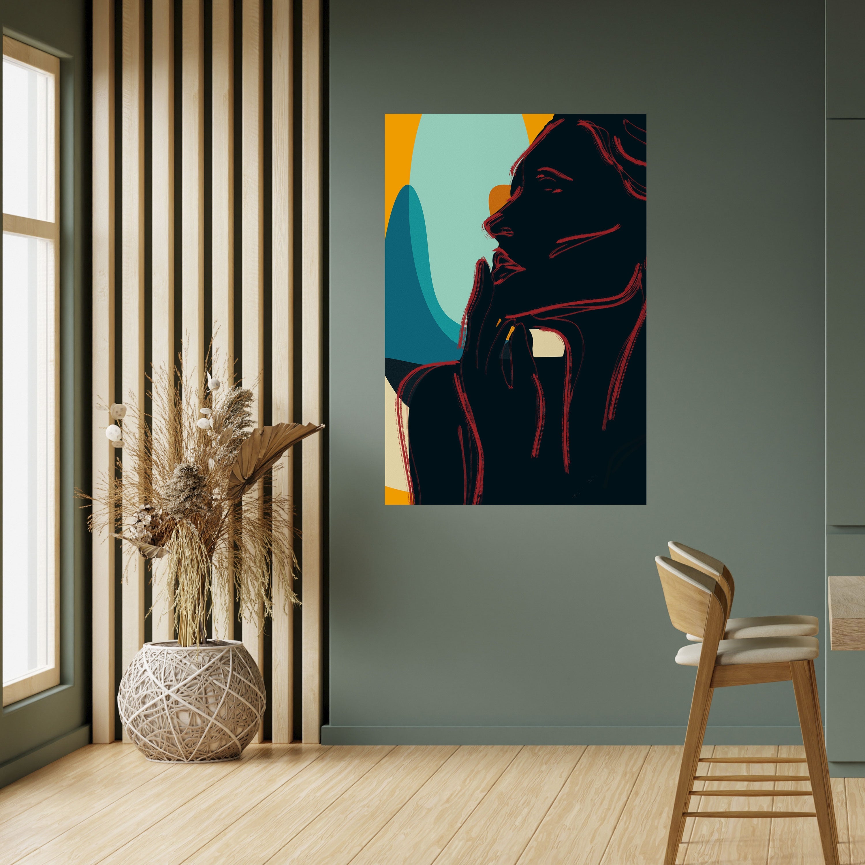 SILHOUETTE SONATA Vertikales Poster zum Abziehen und Aufkleben