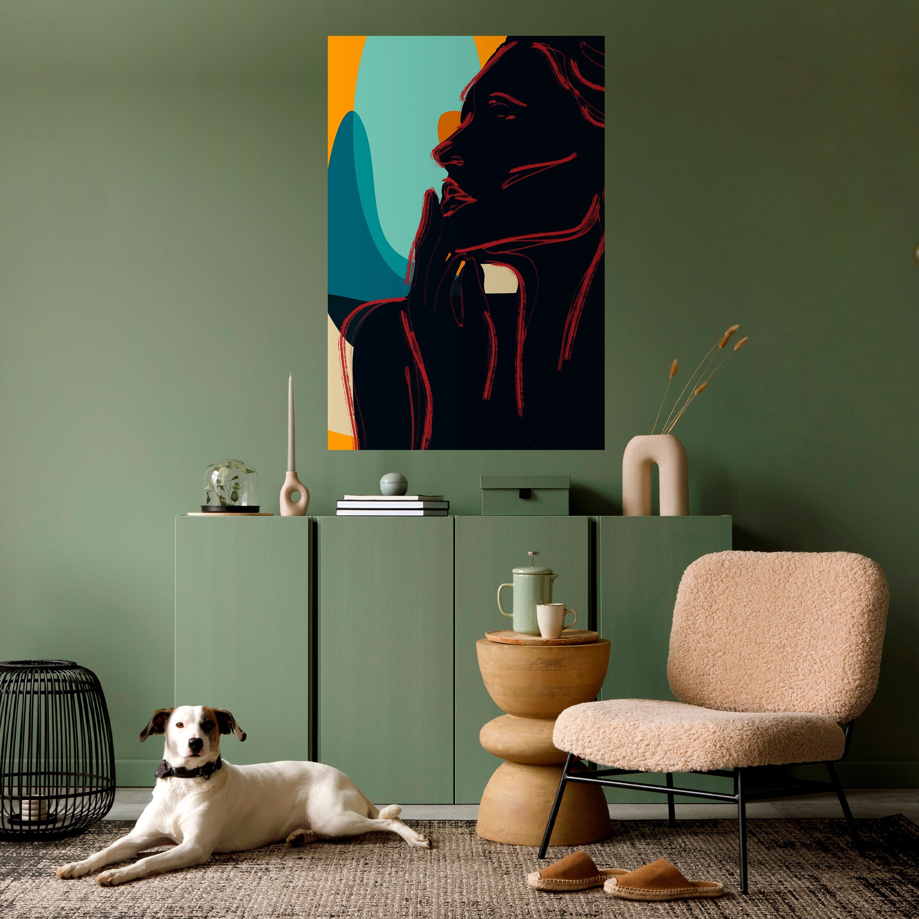 SILHOUETTE SONATA Vertikales Poster zum Abziehen und Aufkleben