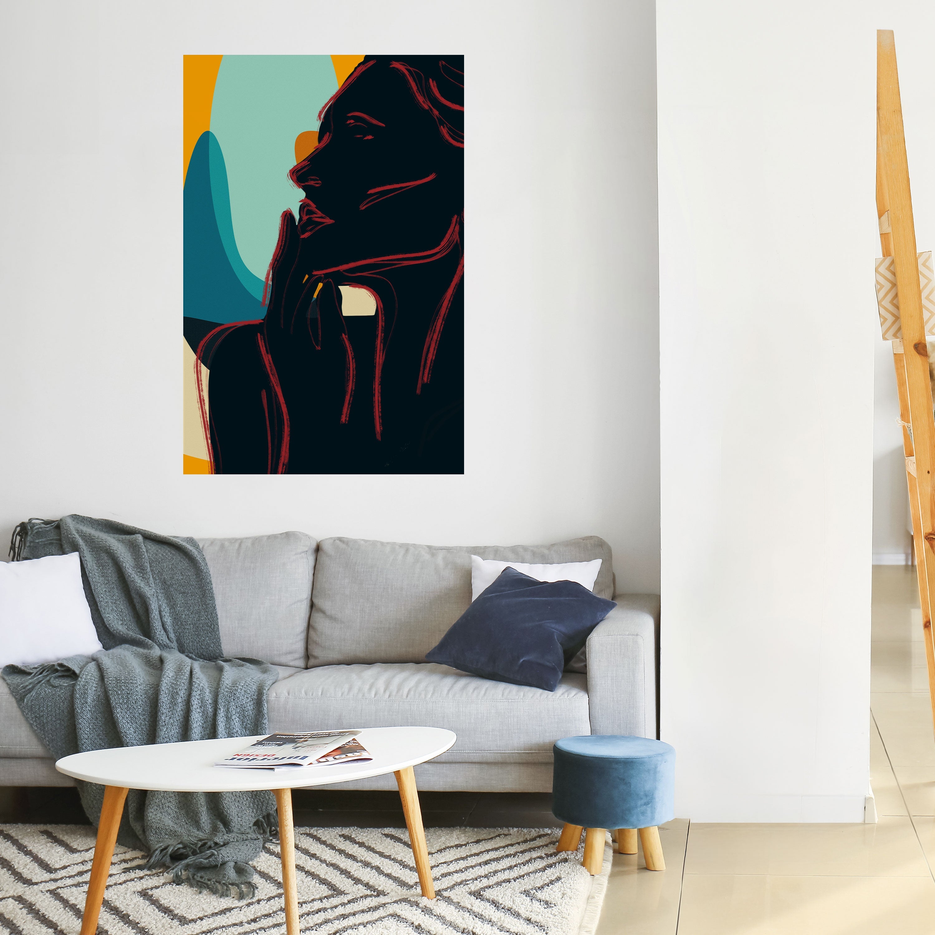 SILHOUETTE SONATA Vertikales Poster zum Abziehen und Aufkleben