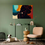 SILHOUETTE SONATA Selbstklebendes Horizontal-Poster