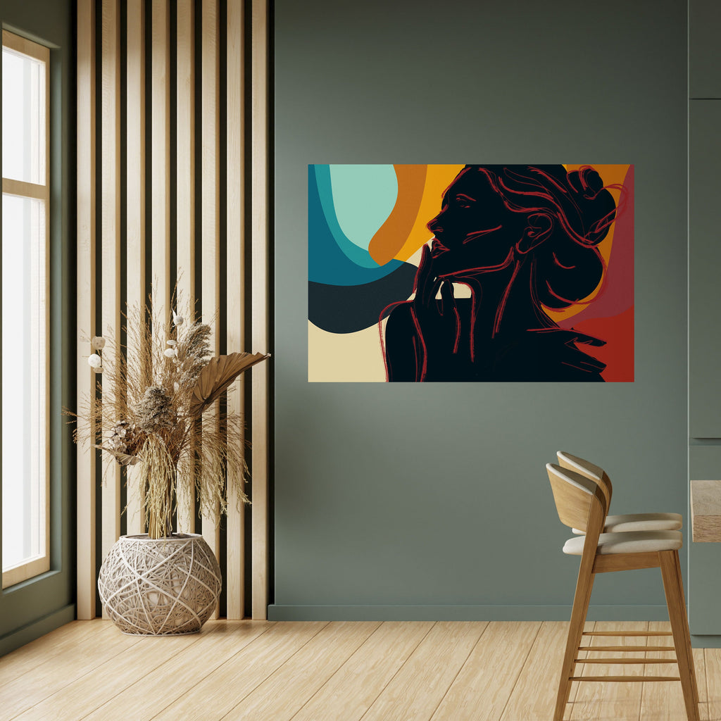 SILHOUETTE SONATA Peel and Stick Horizontal Poster