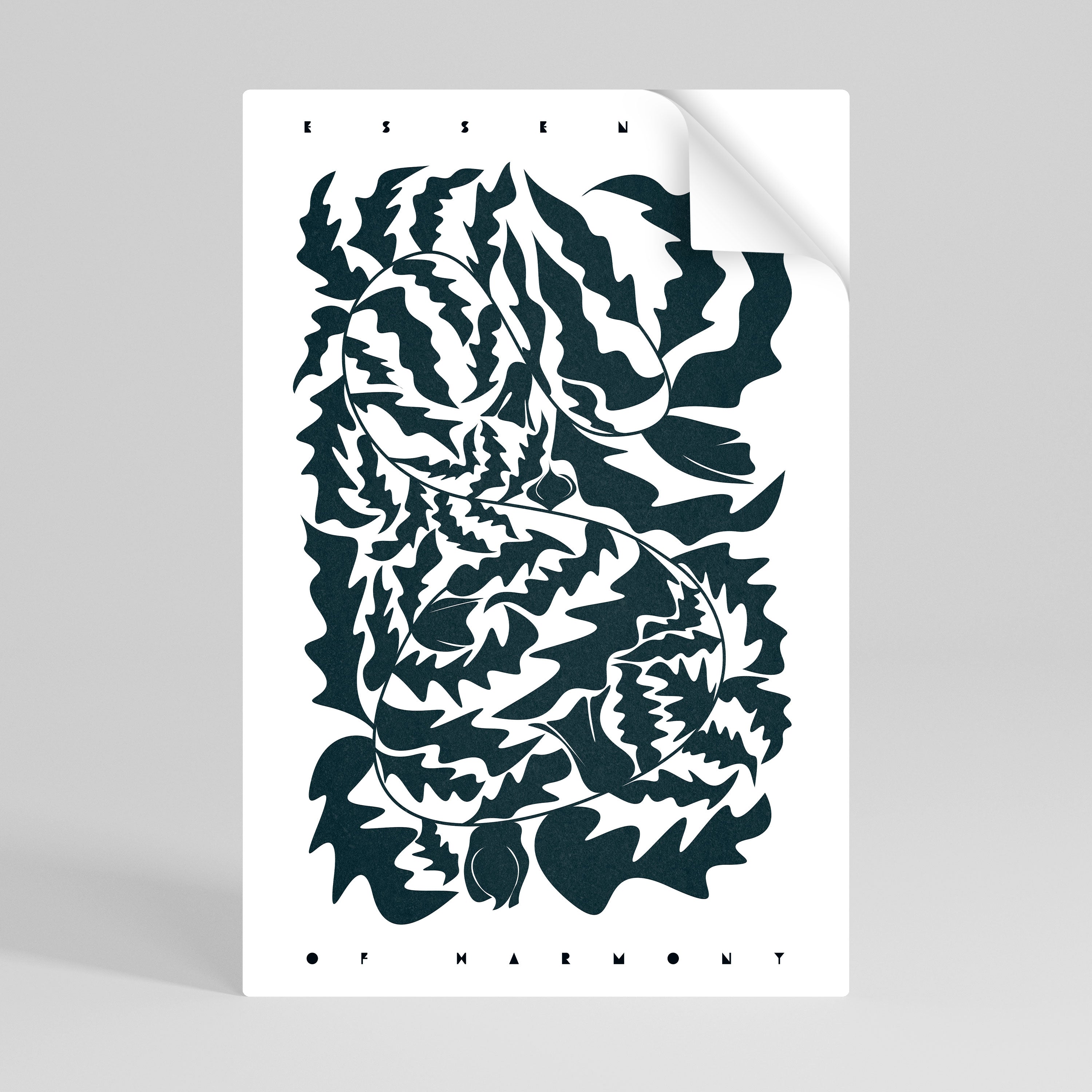 ETHEREAL ORNAMENT Peel and Stick Vertical Poster