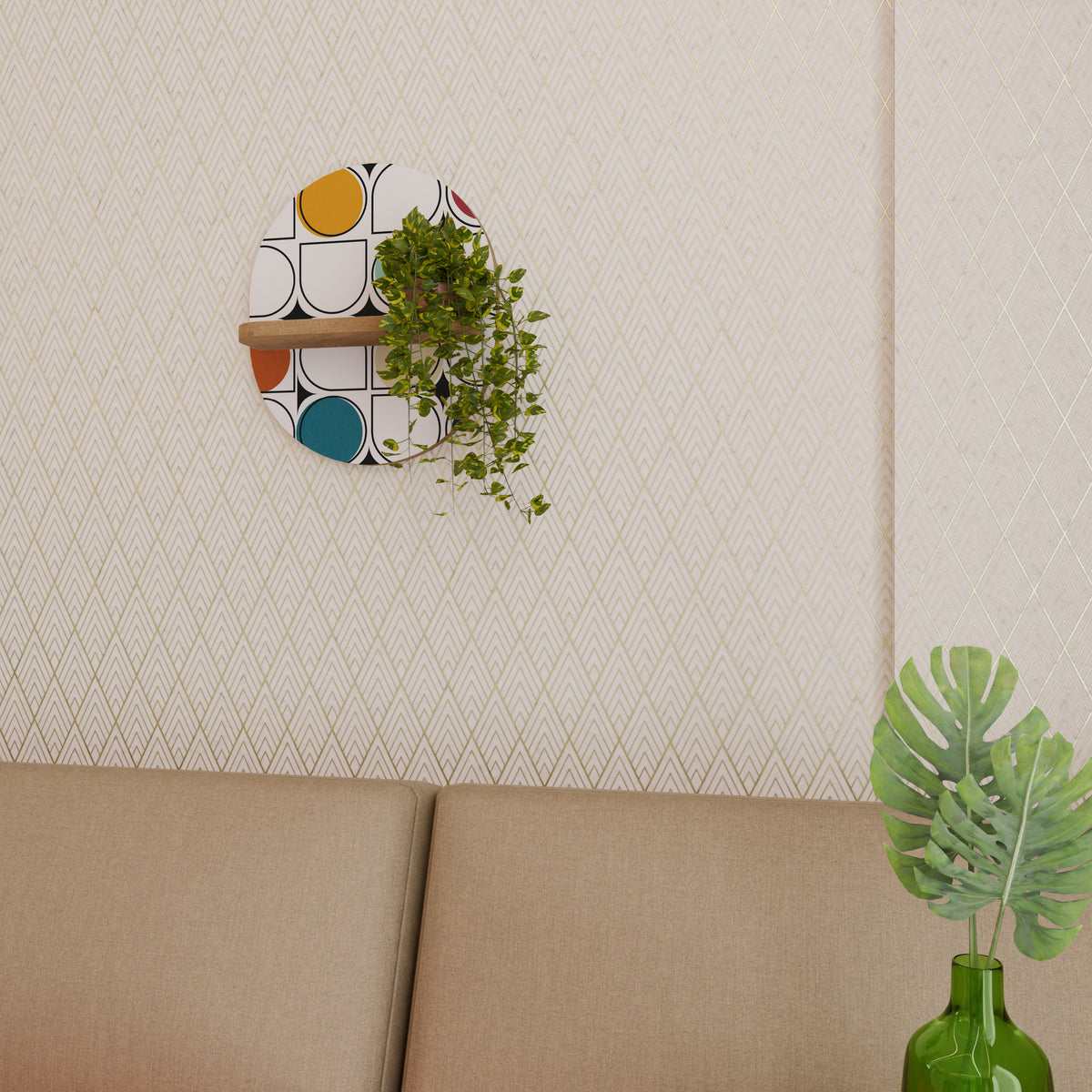 HUE HARMONY Dekoratives Wandregal