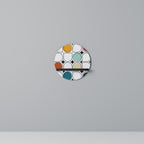 HUE HARMONY Rundes Kunstregal in Schwarz